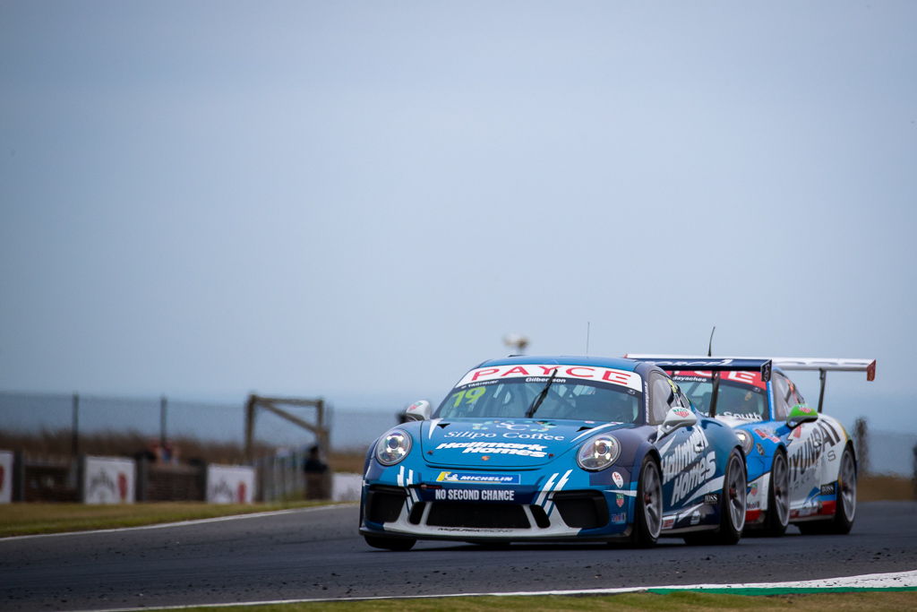 Anthony Gilbertson #19 racing at Phillip Island Circuit 2019