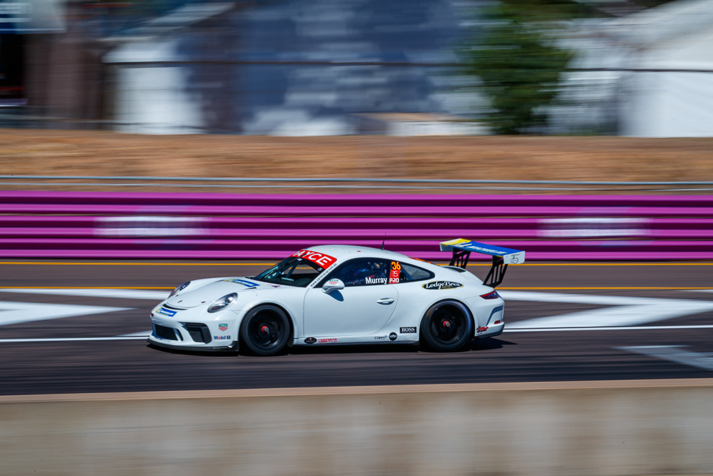 Cooper Murray #36 racing at Hidden Valley Raceway 2019