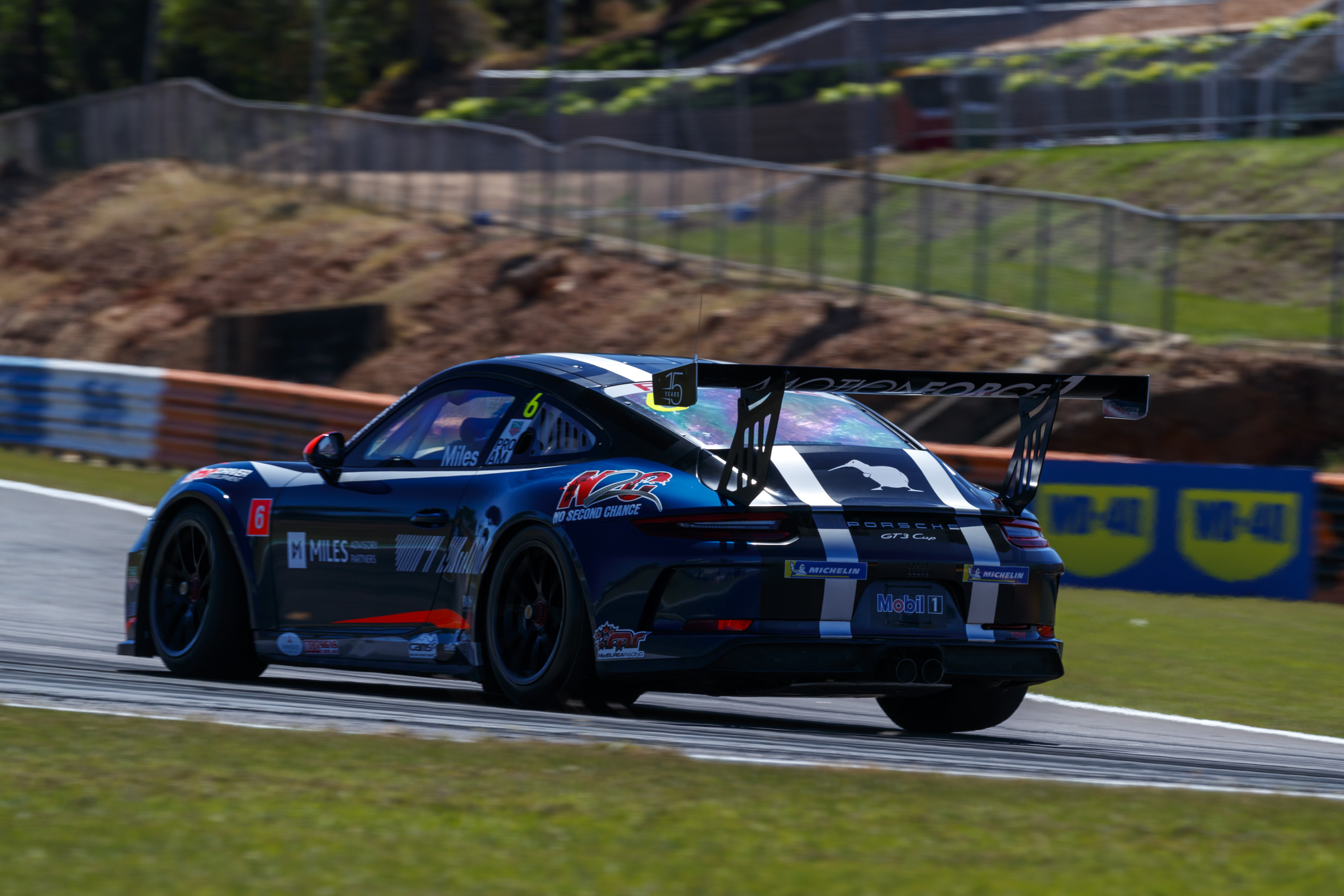 Tim Miles #6 racing at Hidden Valley Raceway 2019