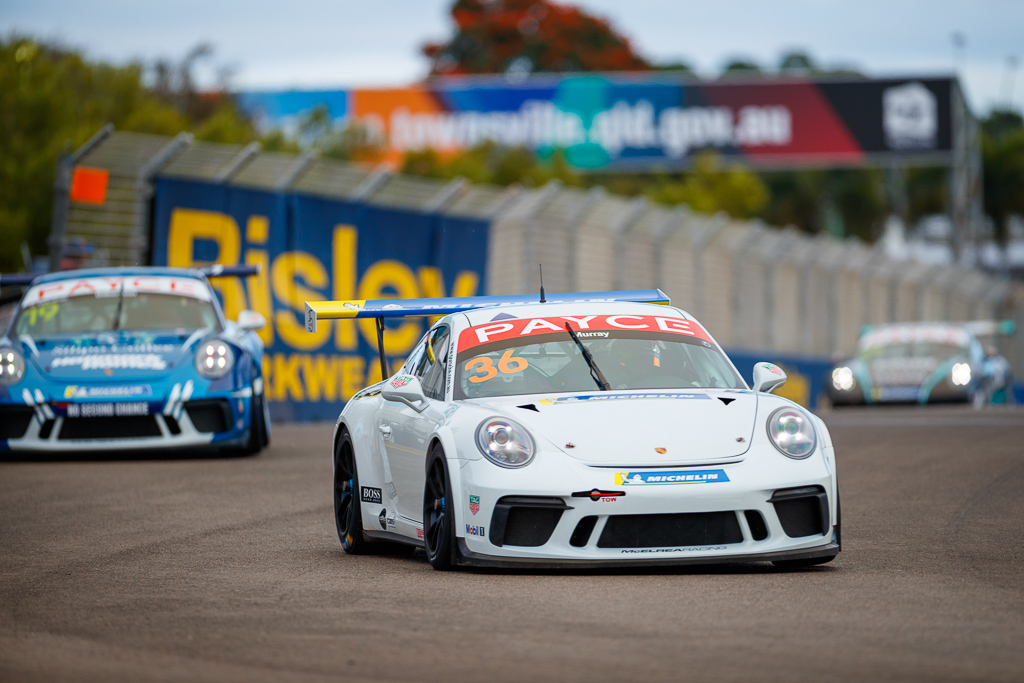 Cooper Murray #36 racing at Townsville Street Circuit 2019