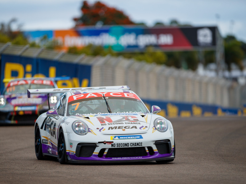 Warren Luff #7 racing at Townsville Street Circuit 2019