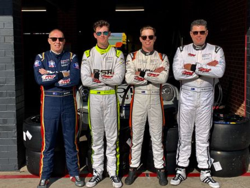 McElrea Racing drivers at Sydney Motorsport Park 2019