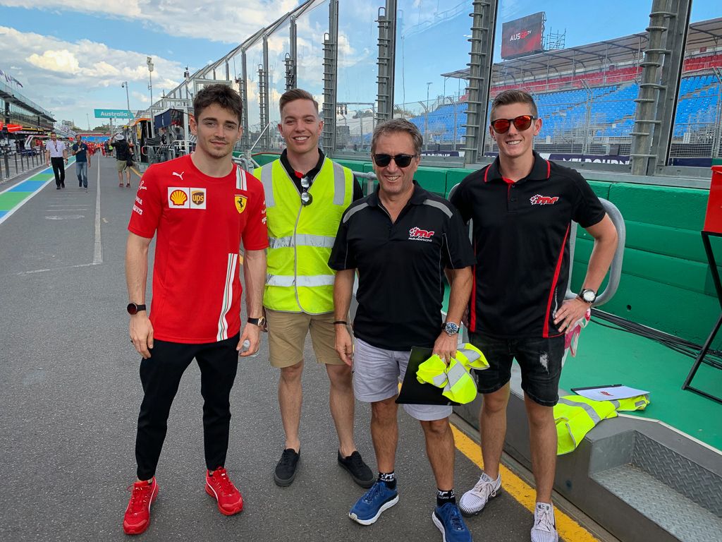 McElrea Racing drivers at Australian Grand Prix 2020