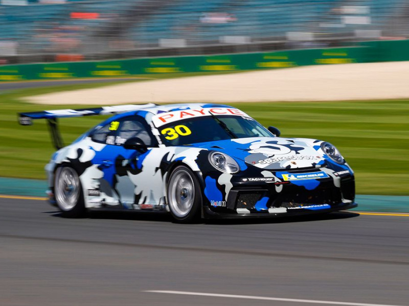 David Ryan #30 racing at Australian Grand Prix 2020