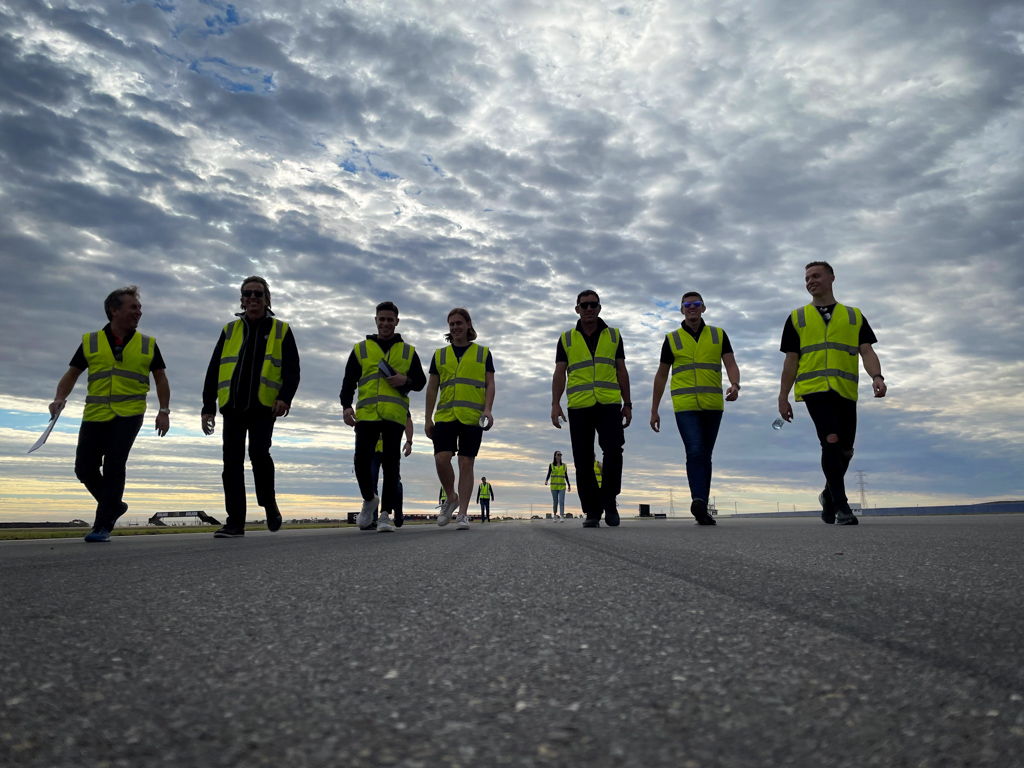McElrea Racing drivers at The Bend Motorsport Park 2021