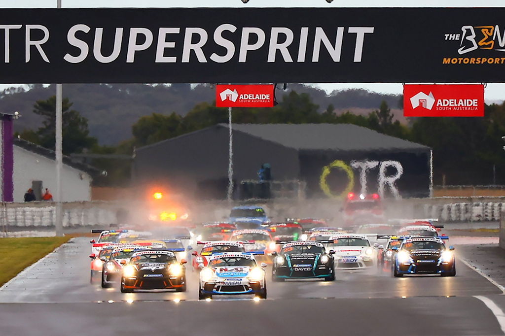 Cooper Murray #36 racing at The Bend Motorsport Park 2021