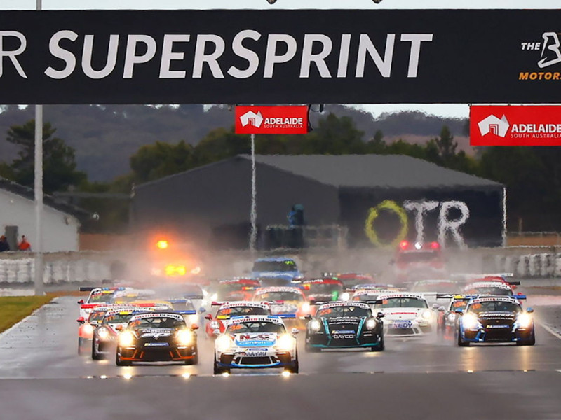 Cooper Murray #36 racing at The Bend Motorsport Park 2021