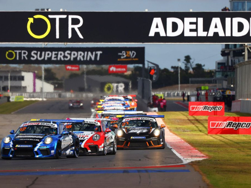 Harri Jones #12 racing at The Bend Motorsport Park 2021