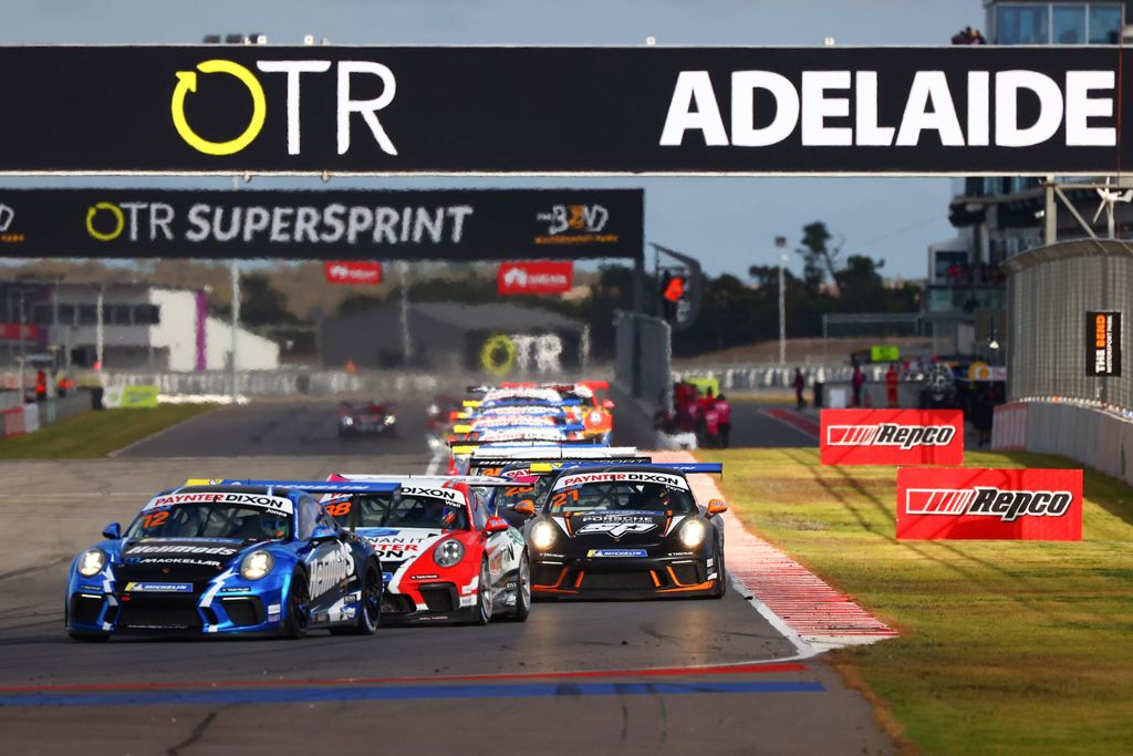 Harri Jones #12 racing at The Bend Motorsport Park 2021