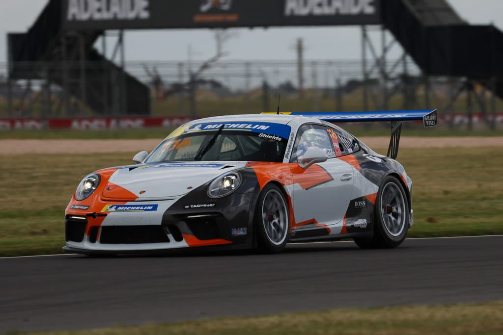 Aron Shields #116 racing at The Bend Motorsport Park 2022