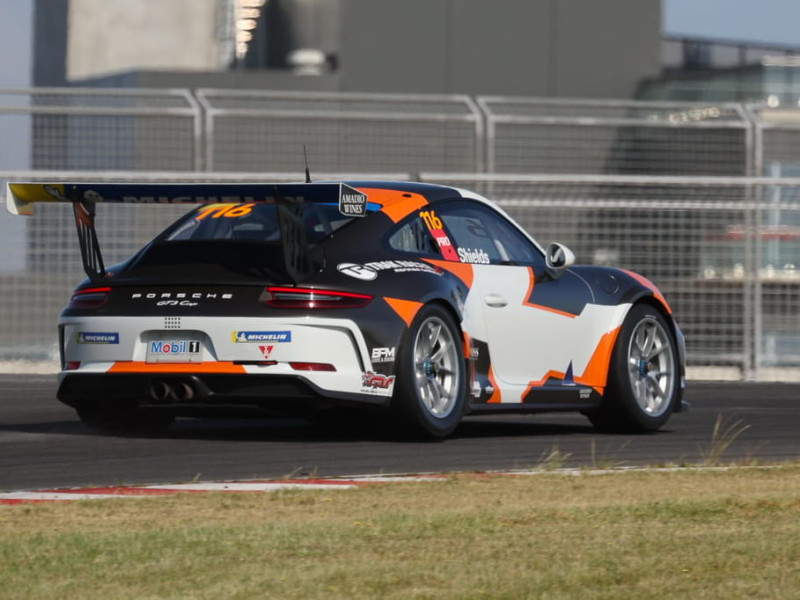 Aron Shields #116 racing at The Bend Motorsport Park 2022