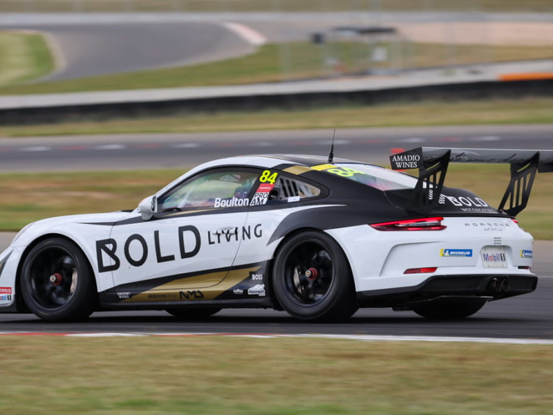 Brett Boulton #84 racing at The Bend Motorsport Park 2022