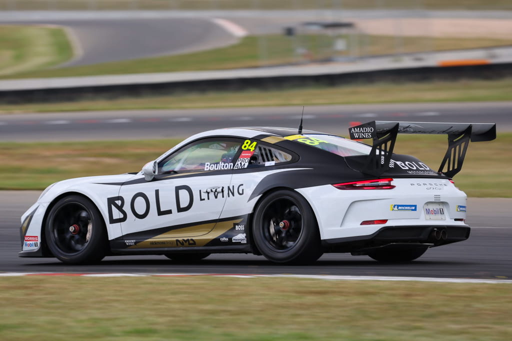 Brett Boulton #84 racing at The Bend Motorsport Park 2022