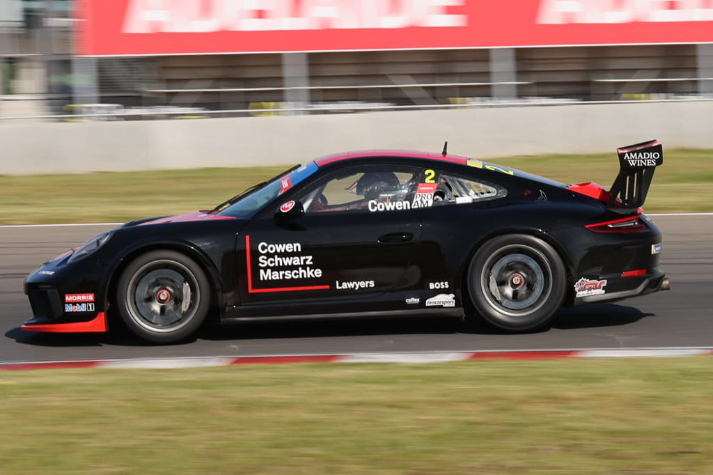 Richard Cowen #2 racing at The Bend Motorsport Park 2022