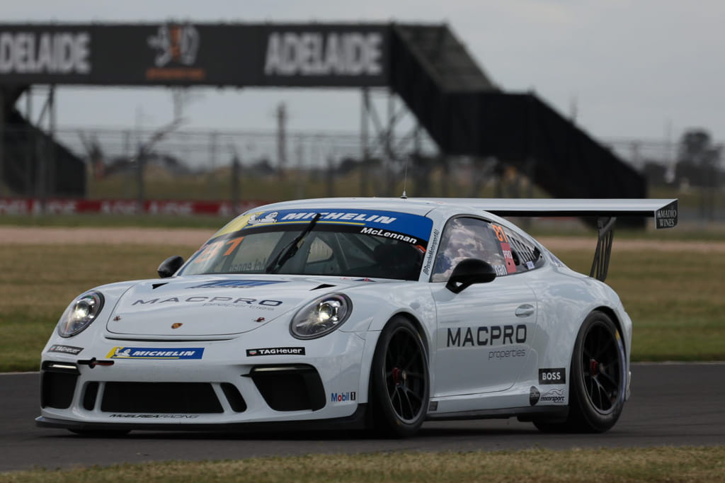 Tom McLennan #81 racing at The Bend Motorsport Park 2022