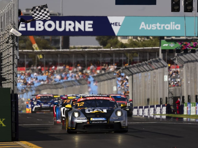Harri Jones #12 racing at Australian Grand Prix 2022