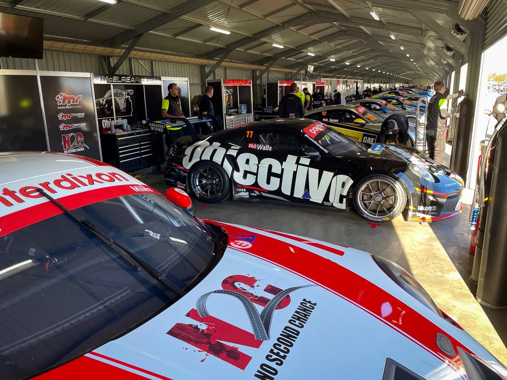McElrea Racing crew at Winton Motor Raceway 2022