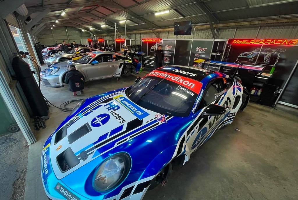 McElrea Racing crew at Winton Motor Raceway 2022
