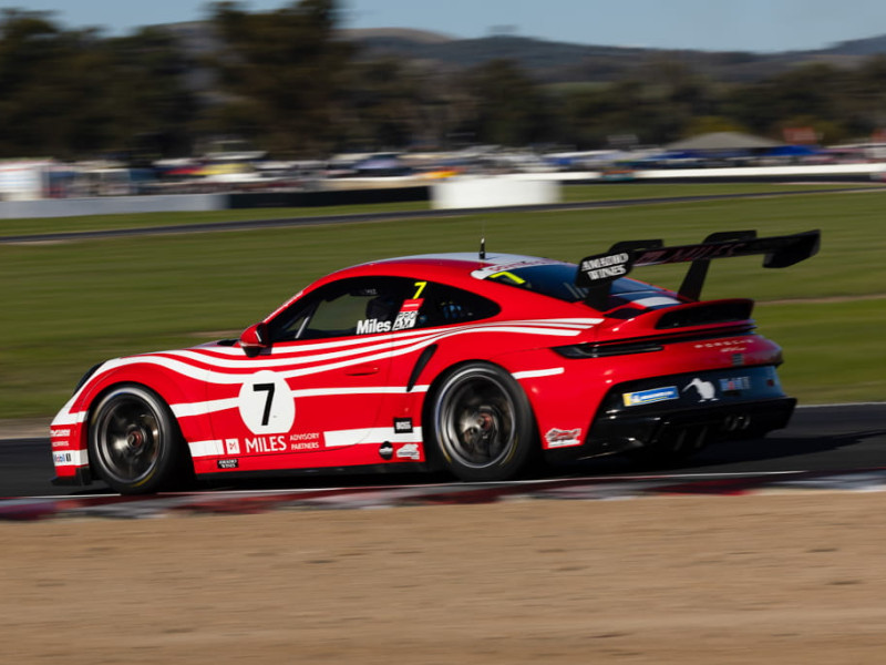 Tim Miles #7 racing at Winton Motor Raceway 2022