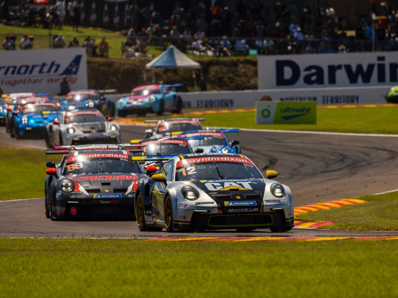 Harri Jones #12 racing at Hidden Valley Raceway 2022