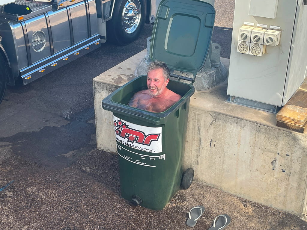 Tim Miles #7 racing at Hidden Valley Raceway 2022