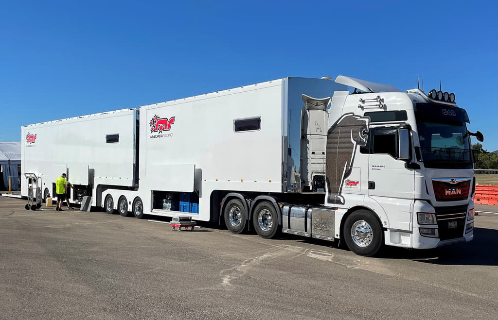 McElrea Racing crew at Townsville Street Circuit 2022