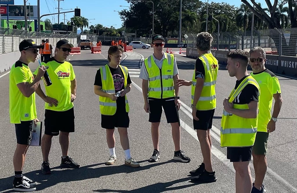 McElrea Racing drivers at Townsville Street Circuit 2022