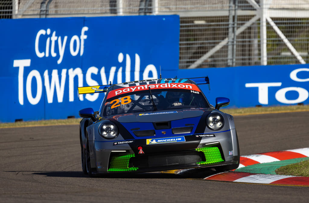 Bayley Hall #28 racing at Townsville Street Circuit 2022