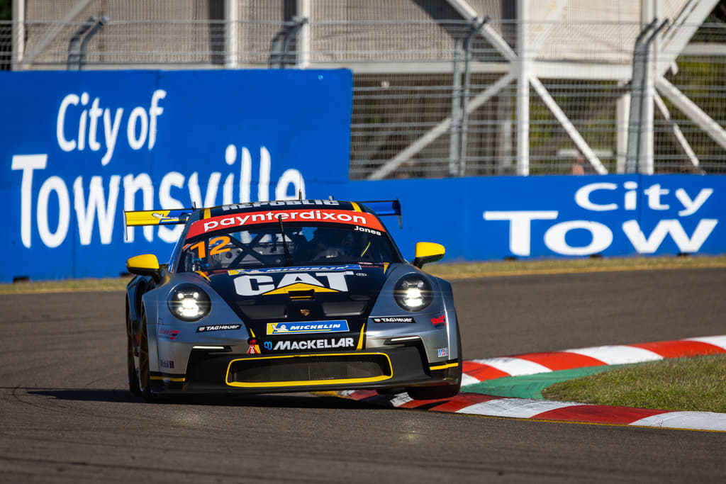 Harri Jones #12 racing at Townsville Street Circuit 2022