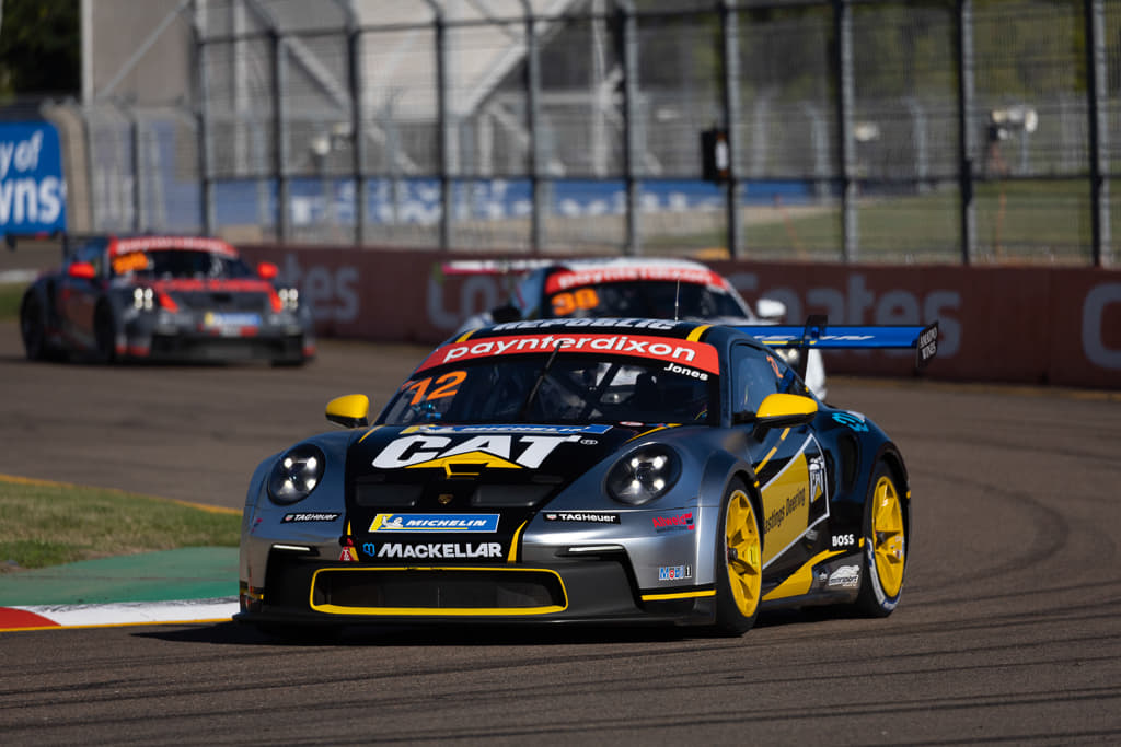 Harri Jones #12 racing at Townsville Street Circuit 2022