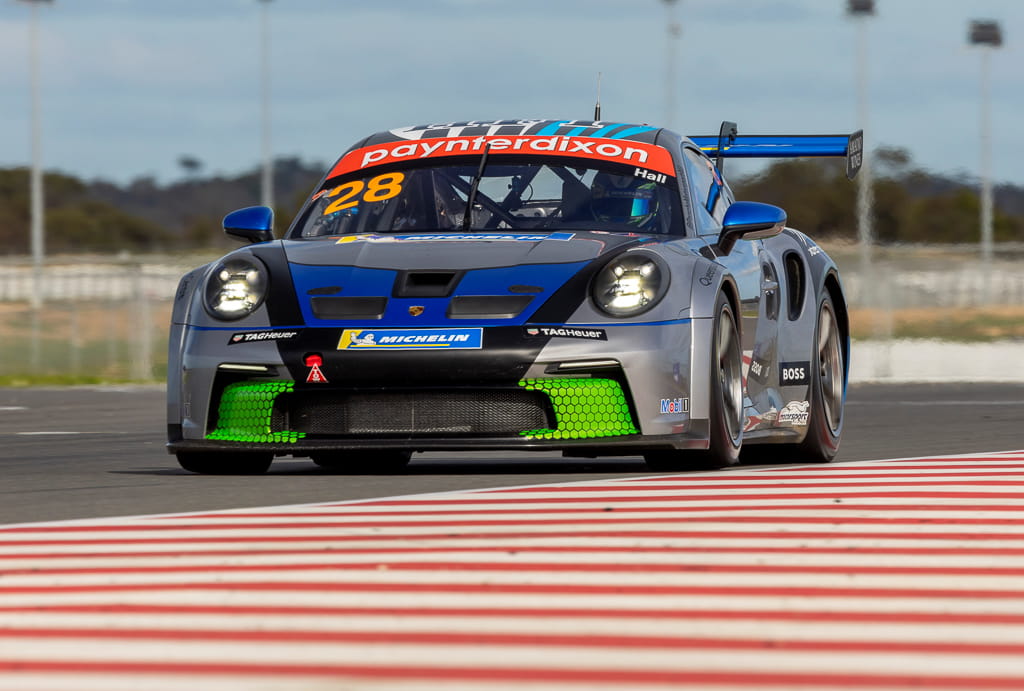 Bayley Hall #28 racing at The Bend Motorsport Park 2022