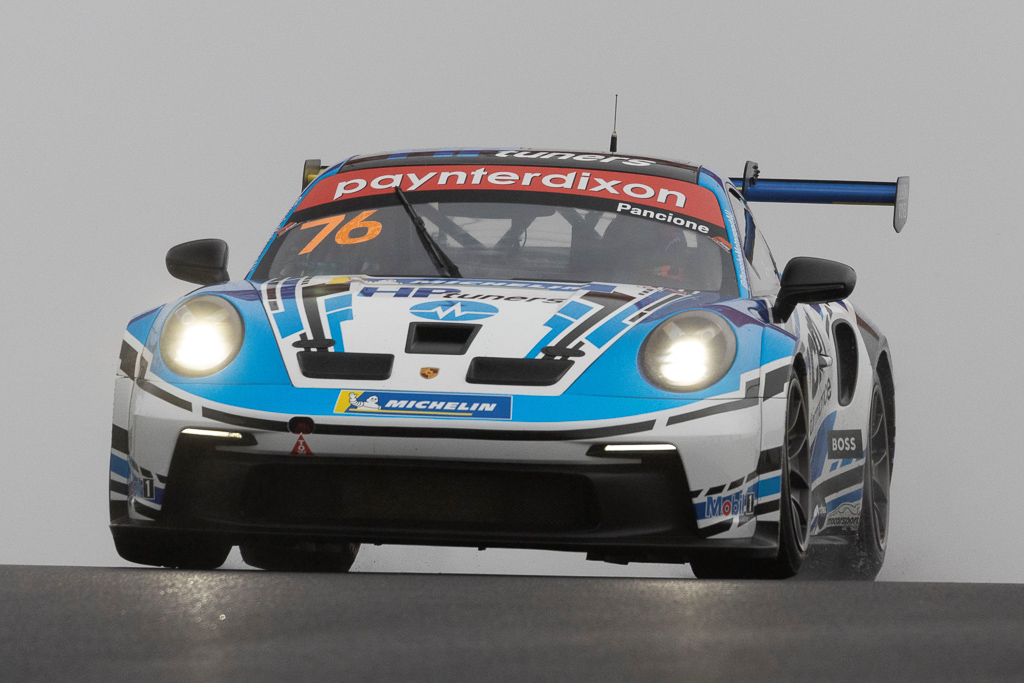 Christian Pancione #76 racing at Mount Panorama Circuit Bathurst 2022