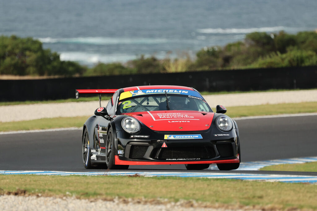 Richard Cowen #2 racing at Phillip Island Circuit 2023