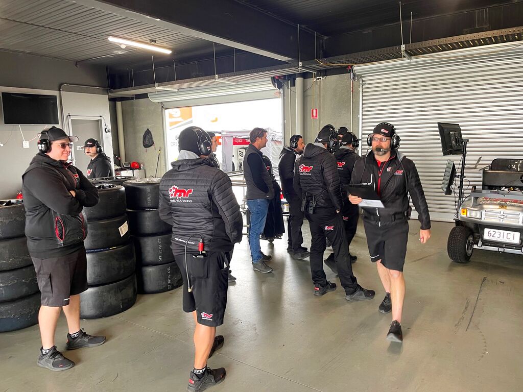 McElrea Racing crew at The Bend Motorsport Park 2023