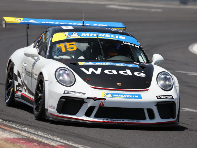 Clay Osborne #15 racing at Mount Panorama Circuit Bathurst 2023