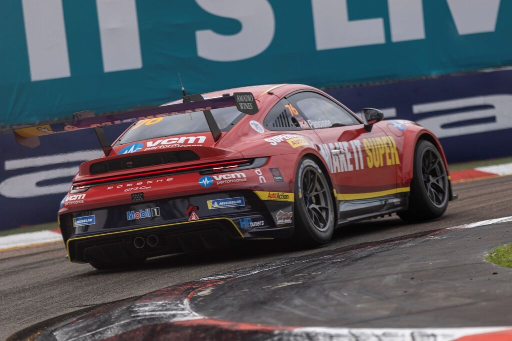 Christian Pancione #76 racing at Townsville Street Circuit 2023