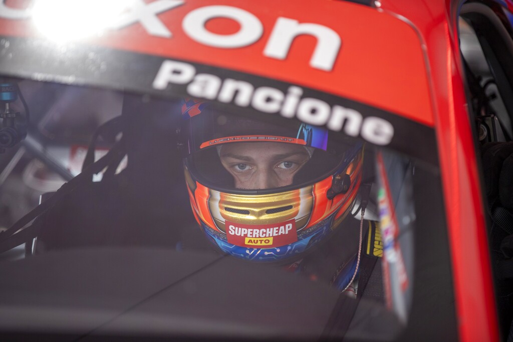 Christian Pancione #76 racing at Surfers Paradise Street Circuit 2023