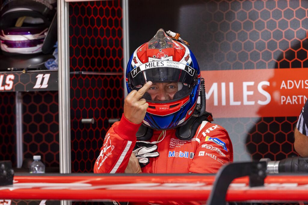 Tim Miles #7 racing at Adelaide Street Circuit 2023