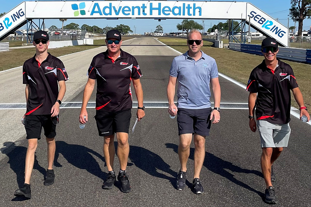 McElrea Racing drivers at Sebring, Florida 2023