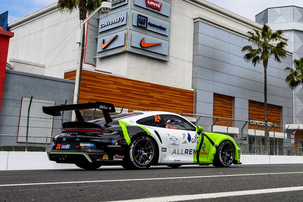 Thomas Nepveu #24 racing at Long Beach, California 2023