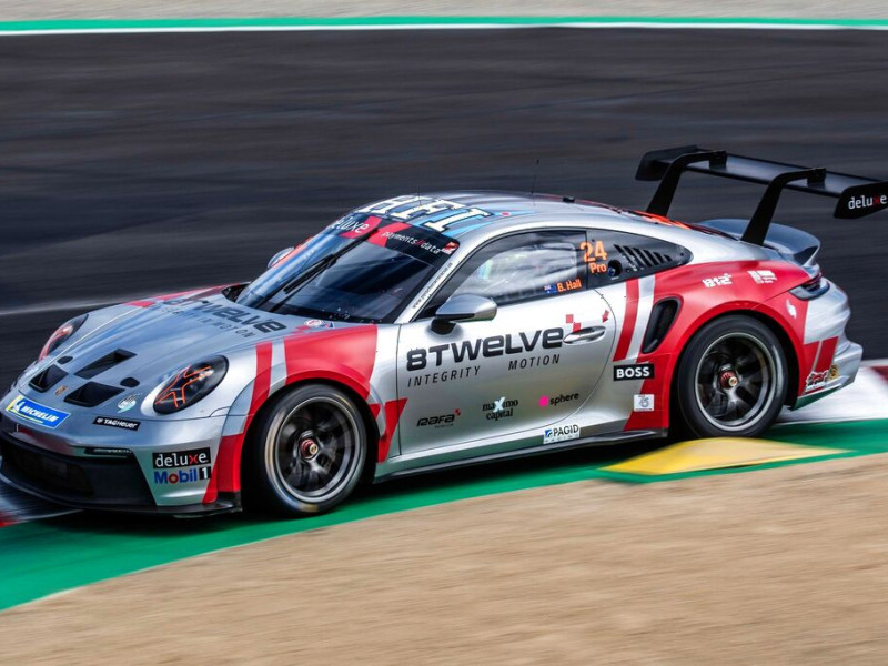 Bayley Hall #24 racing at Laguna Seca, California 2023