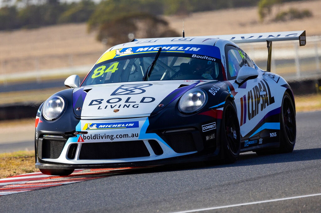 Brett Boulton #84 racing at The Bend Motorsport Park 2024