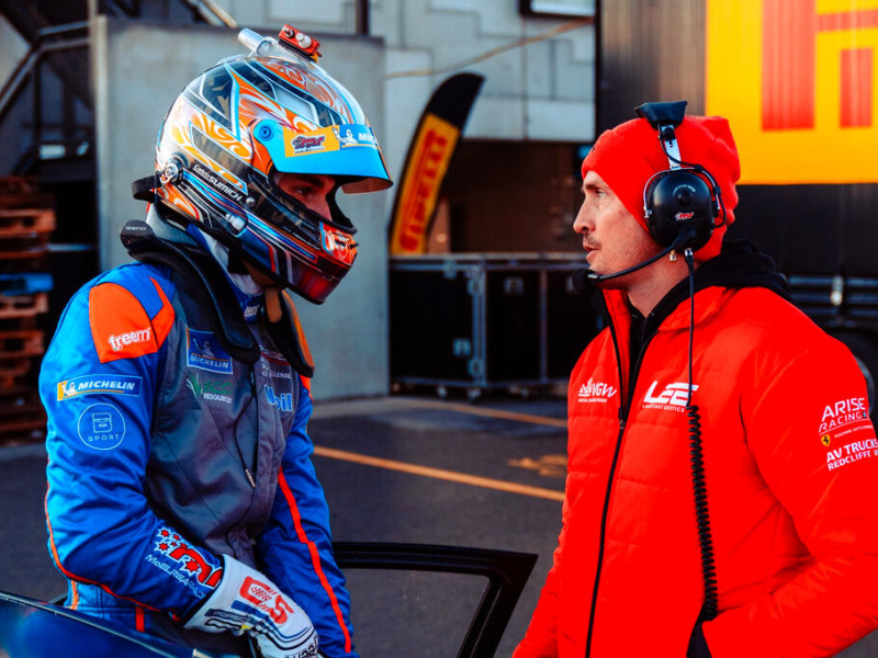 Caleb Sumich #14 racing at The Bend Motorsport Park 2024