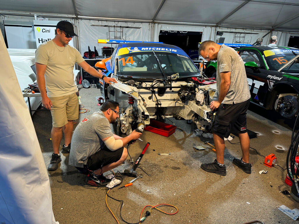 McElrea Racing crew at Townsville Street Circuit 2024