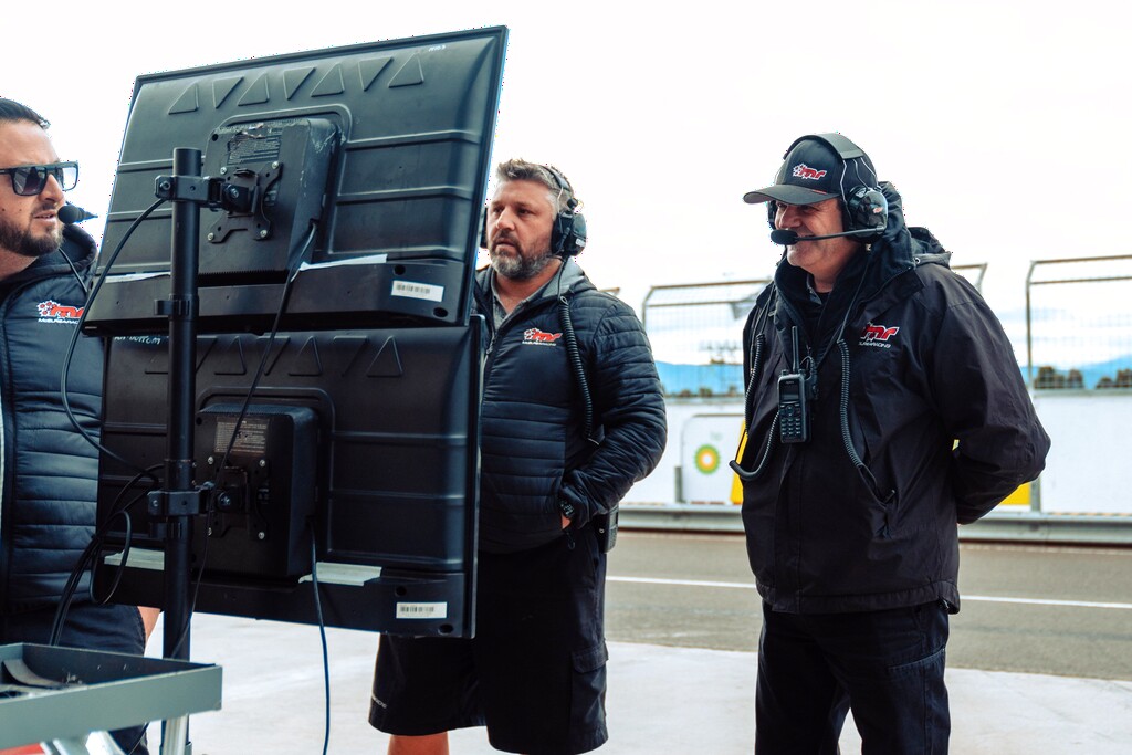 McElrea Racing crew at Symmons Plains Raceway 2024