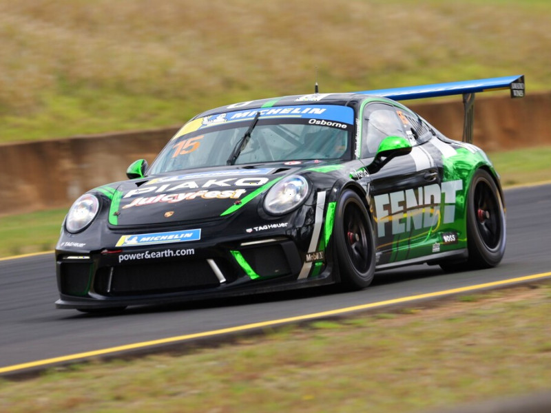 Clay Osborne #15 racing at Sydney Motorsport Park 2024