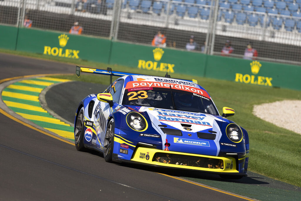 Lockie Bloxsom #23 racing at Australian Grand Prix 2024
