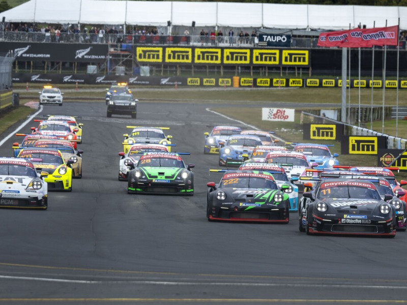 McElrea Racing drivers at Taupo NZ 2024
