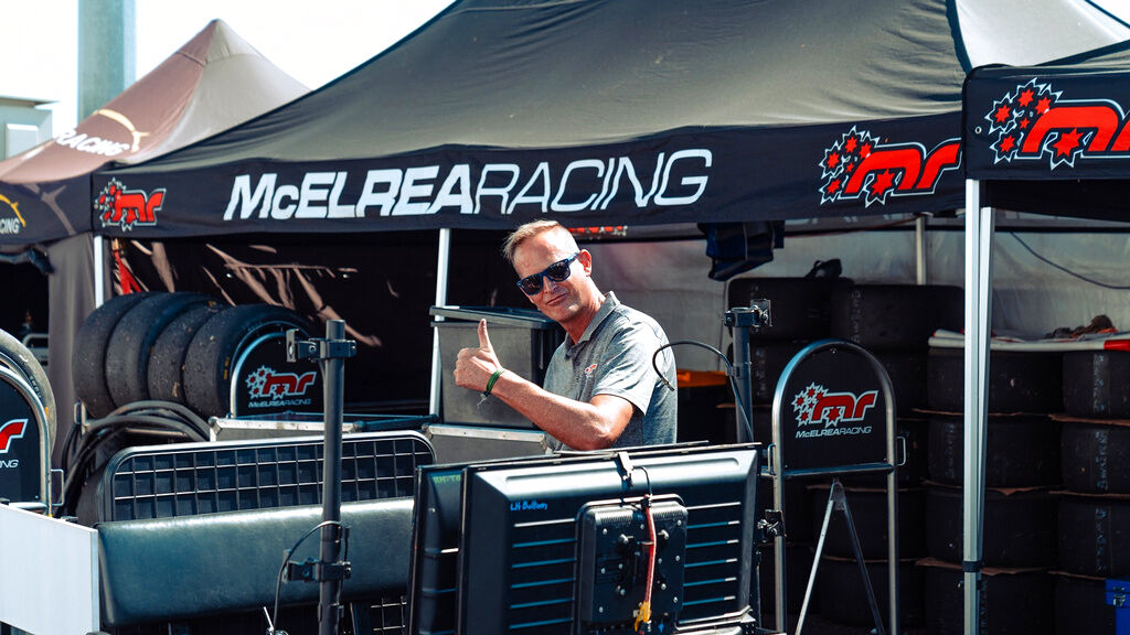McElrea Racing crew at Hidden Valley Raceway 2024