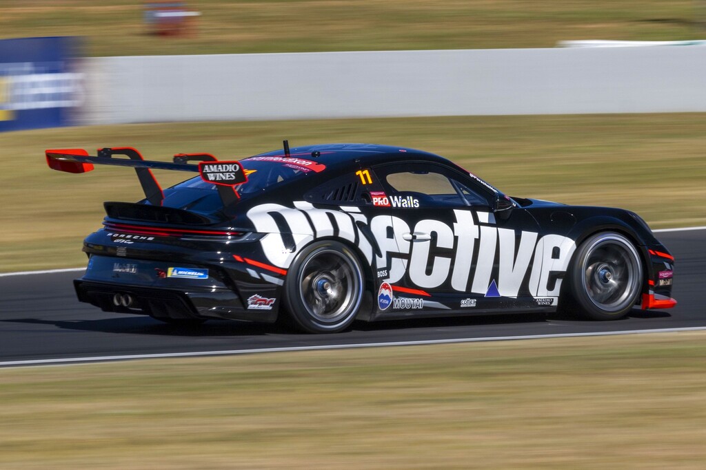 Jackson Walls #11 racing at Mount Panorama Circuit Bathurst 2024